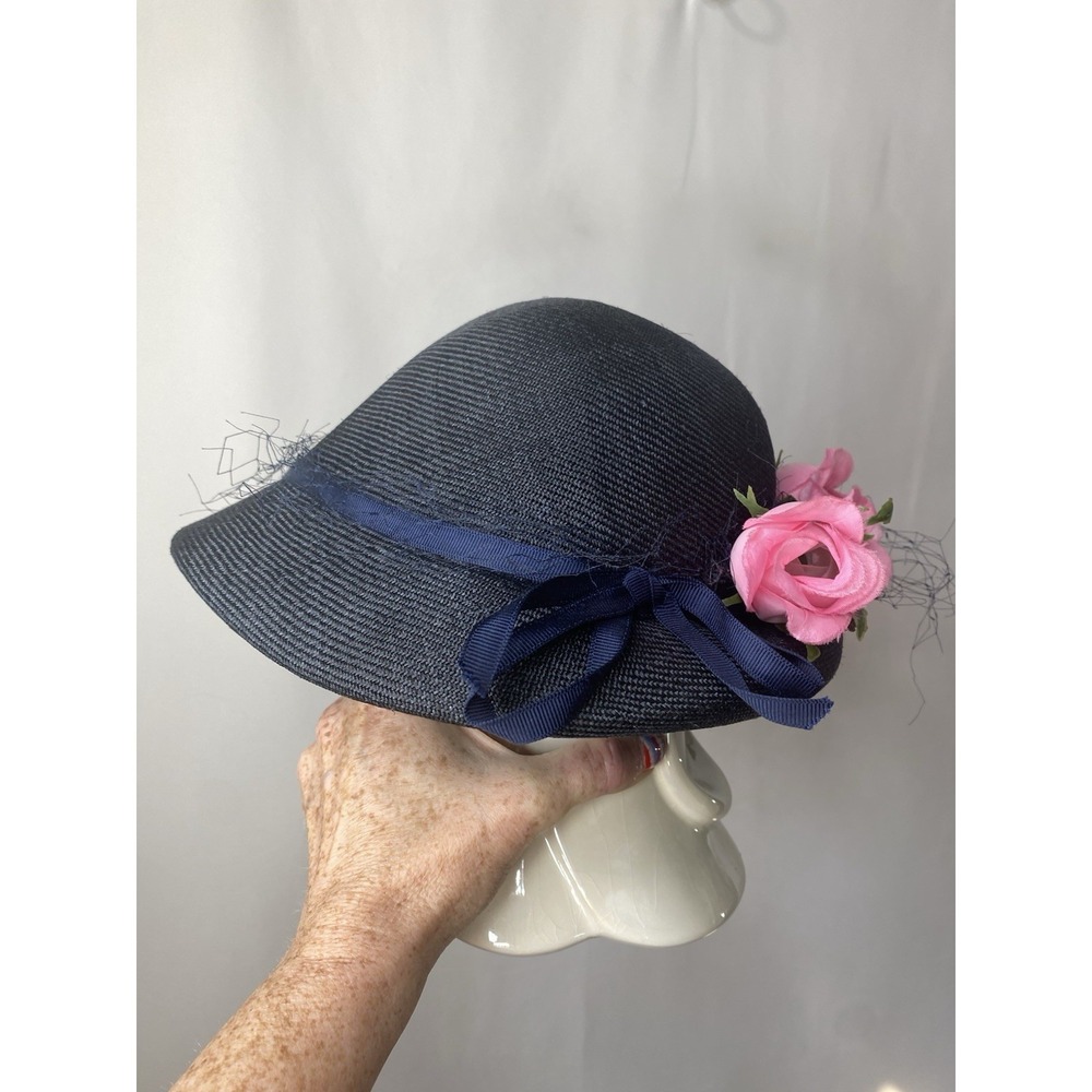 Vintage Mr. John Classic Women's Bowler Hat Renaissance Faire Festival High Tea
